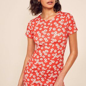 Reformation Inga Dress in Oopsie Daisy Size Medium
